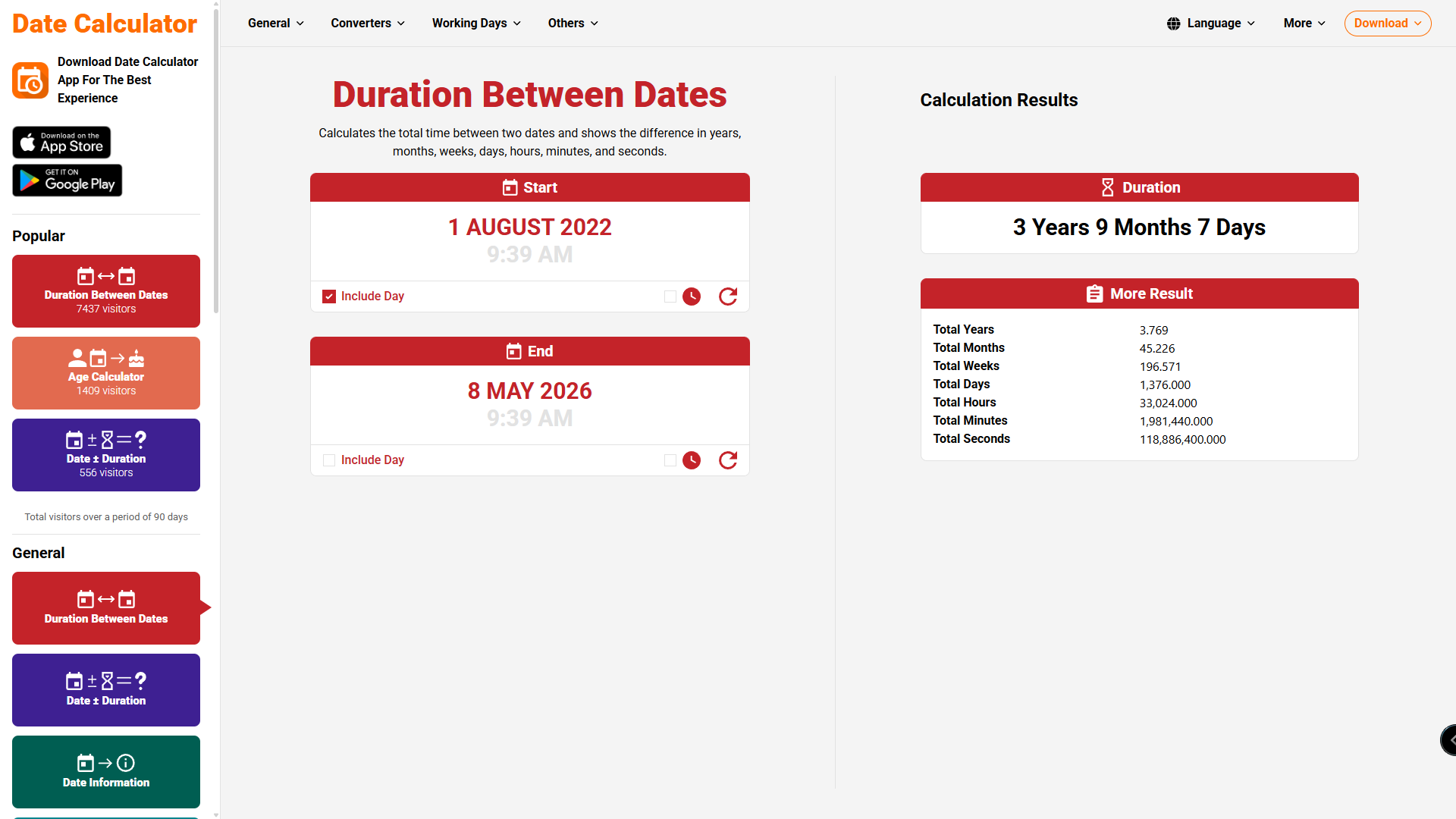 Date Calculator